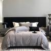 Luxury 4-Piece Pima Cotton Bedding Set: Duvet Cover & Sheet in High-Grade White for All Seasons