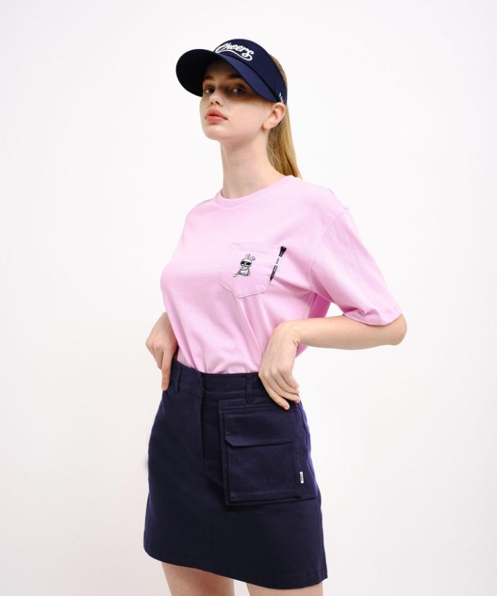 Rant Pocket Skirt-Navy