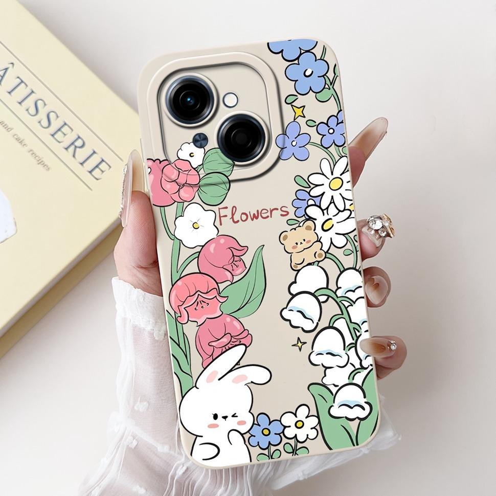 Cute Panda For Tecno Spark Go 1 2024 Case Soft Silicone Cover For Tecno Spark Go 2025 SparkGo 1 Go1 Pop 9 Pop9 Case Bags 6.67"