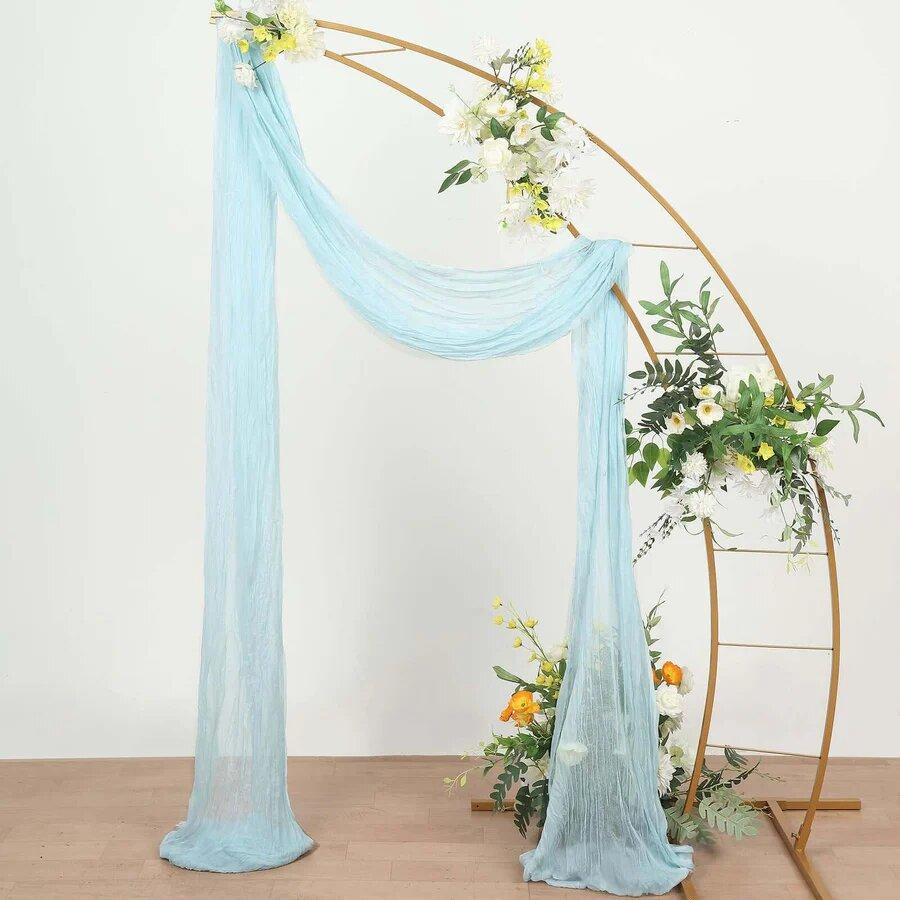 Gauze Wedding Arch Draping Fabric,Cheesecloth Ceiling Drapes for Wedding Ceremony Party Baby Shower Christmas Decoration