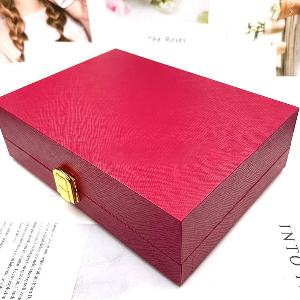 Jewelry Organizer for Engagement and Wedding Rings Accessories Storage Case Display Box for Rings Necklaces Bracelet