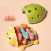 Baby Early Education Thinking Educational Toys Concentration Training Kids Pulling Small Hedgehog Radish and Inserting Building Blocks