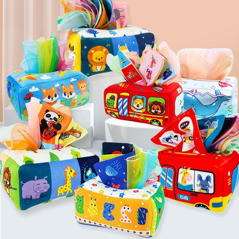 Baby Carrot Harvest Game Montessori Toy Pull Turnip Toddler Motor Skills Training Tissue Box Toys For Children