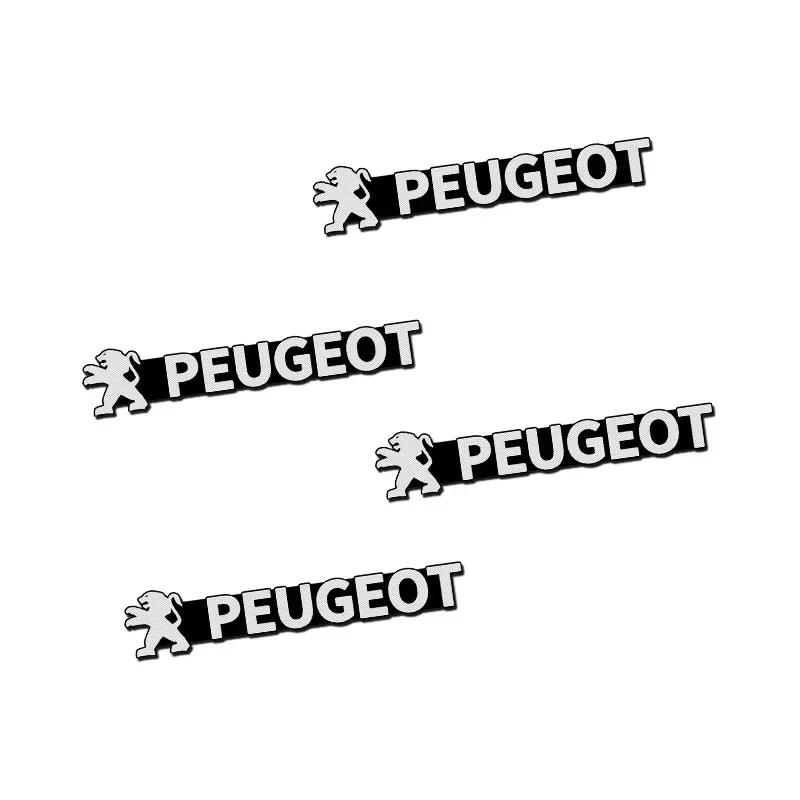Aluminum Car Speaker q2o Badge Sticker for Peugeot 206 207 208 307 308 407 508 2008 3008 4008 5008 Emblem Accessories