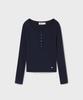 WHO.A.U Henley Neck Pullover / Whkag2291F