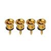 4Pcs Guitar Strap Lock Buttons Metal End Pin Security Straplocks Belt Buckle Retainer for Guitar Bass Ukuleles