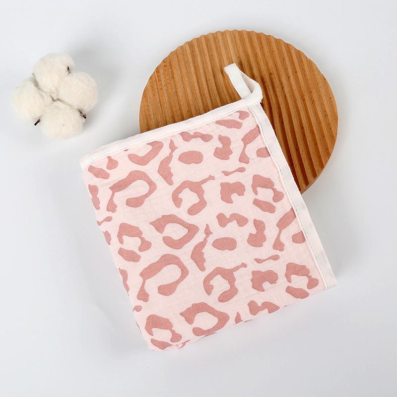 High-Density 30x30cm Double-Layer Printed Cotton Gauze Handkerchief, Washcloth, Nursing Cloth, Drool Cloth, Combed Cotton Towel.