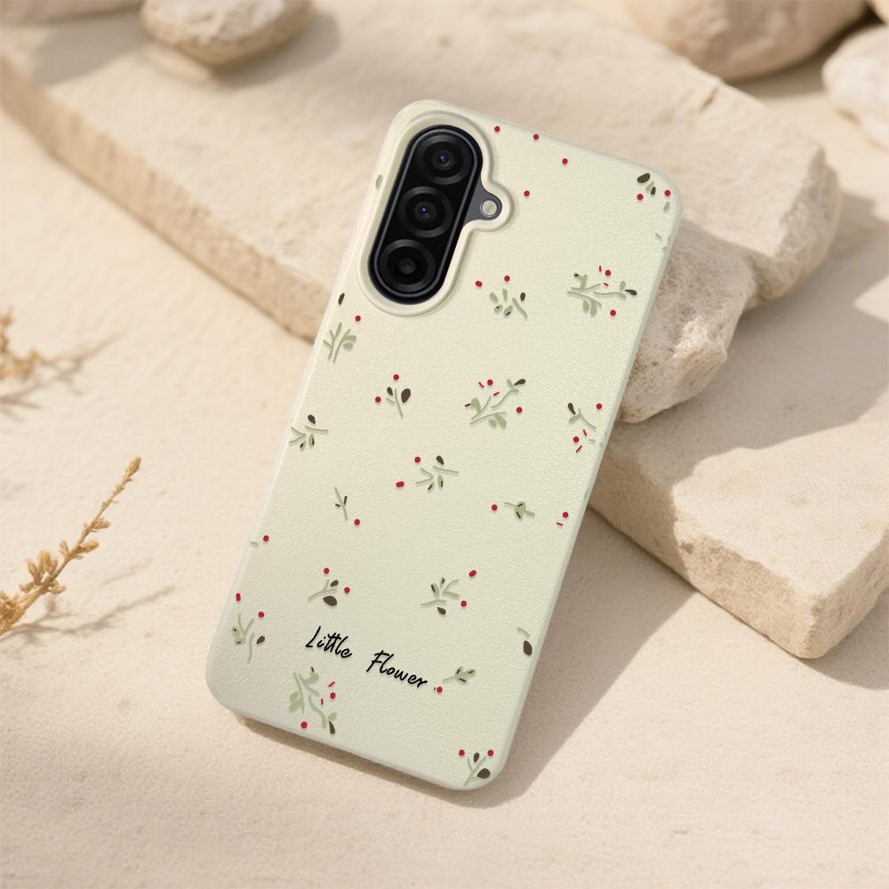 

Red Flower Phone Case For Samsung S23 S24 S25 Ultra FE A17 A26 A36 A56 A05S A06 A07 A15 A16 A34 A35 A53 A54 A55 Case Cover Samsung A36