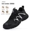Summer Anti-static Safety Shoes: Comfortable, Anti-smash, Anti-puncture, Steel Toe Cap, Non-slip, Waterproof, Cowhide Work Shoes.