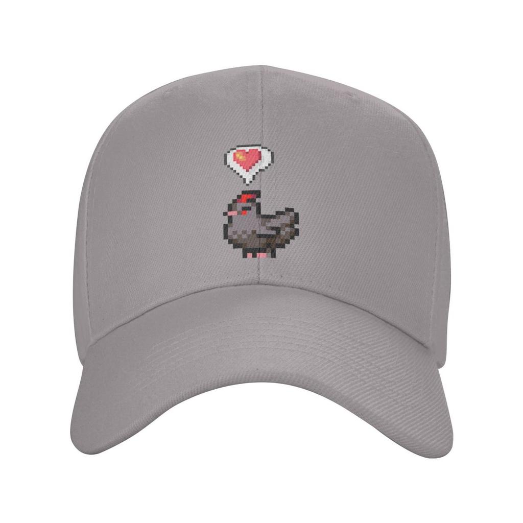 Unglückliche Hühner Stardew Valley Spiel Niedliche Cartoon Baseballkappen Herren Damen Hüte Outdoor Kappe Streetwear Baseballmütze Kappe