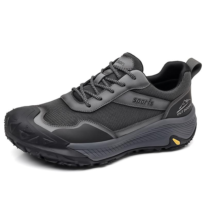 

Мужские дышащие повседневные спортивные сетчатые кроссовки, нескользящие, износостойкие, легкие, для активного отдыха, пешего туризма и альпинизма 44
