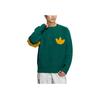 Adidas Originals Trefiol Logo Print Crew Neck Sweatshirt Men Tops Green HS7295