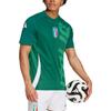 Adidas Italy Pre-Match Jersey Printed Round Neck Short Sleeve Soccer Shirt Men Tops Dark-Green IW7950