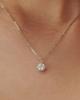 LOVEENB [14K Gold] 1-Carat Lab Diamond Necklace
