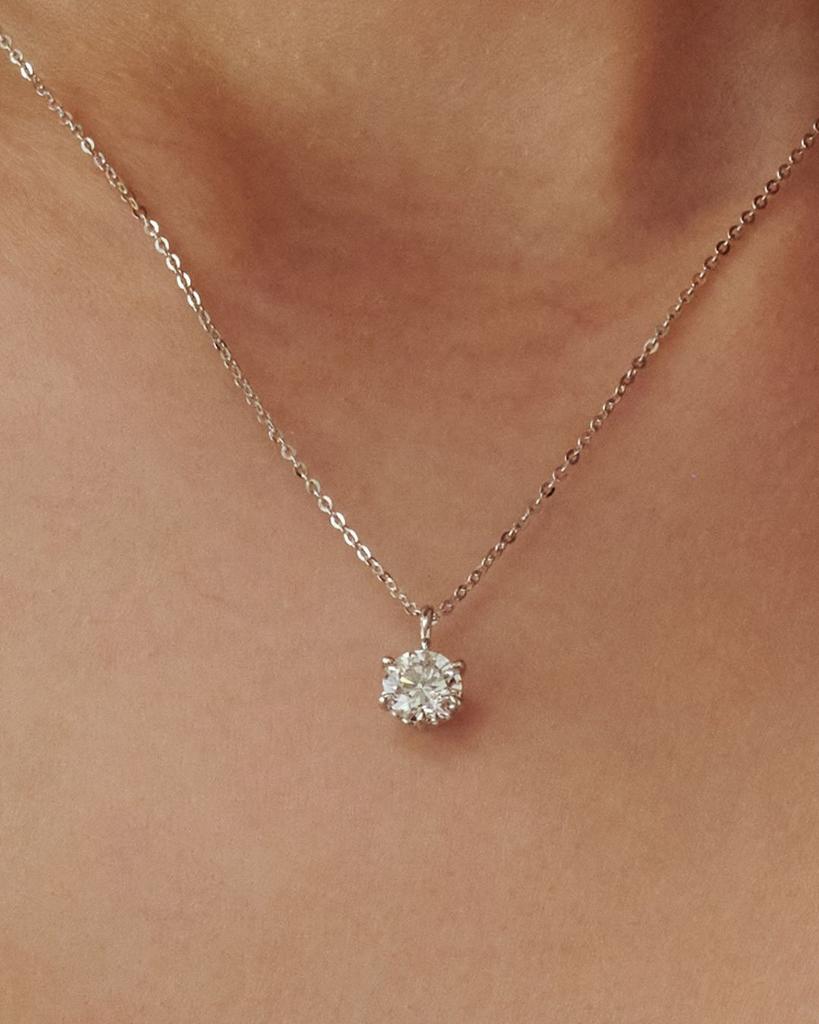 LOVEENB [14K Gold] 1-Carat Lab Diamond Necklace