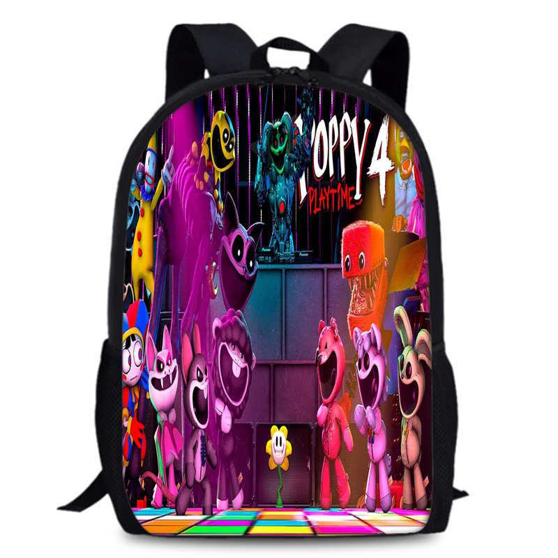 Chapter Poppy Playtime 4 Durable Bookbag 15in Laptop Anime Backpack Oxford