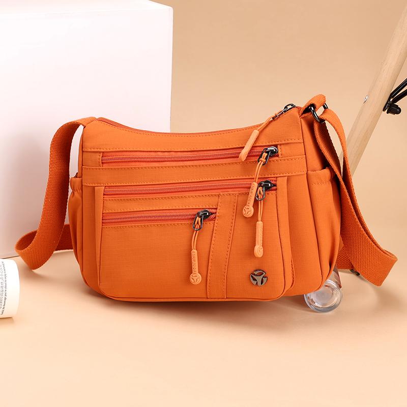 Damska Mała Kwadratowa Torba Duża Pojemność Torba na Ramię Torba dla Mamy w Średnim Wieku Podróżna Nylonowa Torba Crossbody
