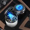 Volkswagen Car LED Ashtray Flame Retardant Ashtray For VW Golf GTI Passat b6 Polo Atmosphere Light CarCigarette Ash Cup keychain zf0
