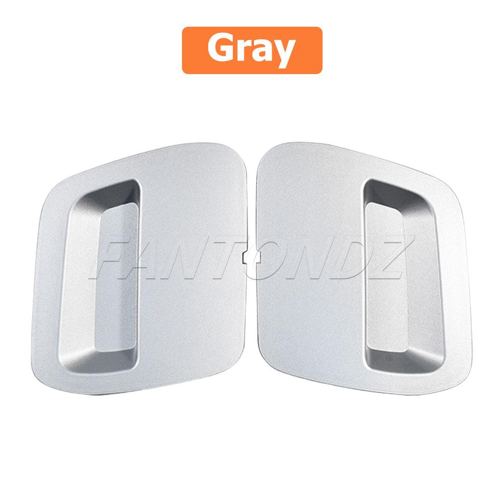 For Dacia Duster 2018-2021 Front Bumper Tow Bar Eye Cover Left Right 2 Pcs Set Gray/Black OEM 620721430R 620724861R 511802392R