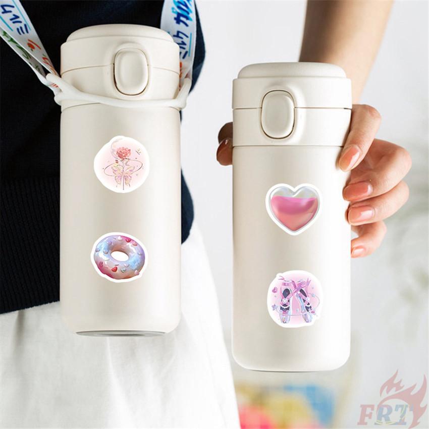 100Pcs/Set Baby Pink Dazzling Art Mini Stickers DIY Fashion Decals Stickers