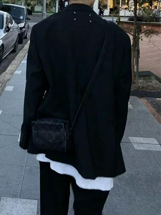 Ma Jia Four Corners: Men's High-Weight Warm Double Zipper Cardigan Sweater Jacket