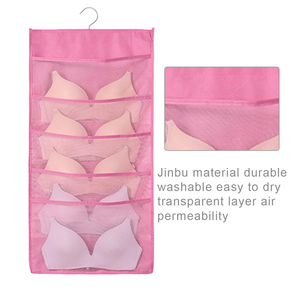 Hanging Closet Storage Bag 15 Panties Socks Storage Bag Pocket