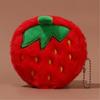 Novelty Plush Fruit Pouch Small Zippered Pocket Money Holder Kids Accessories