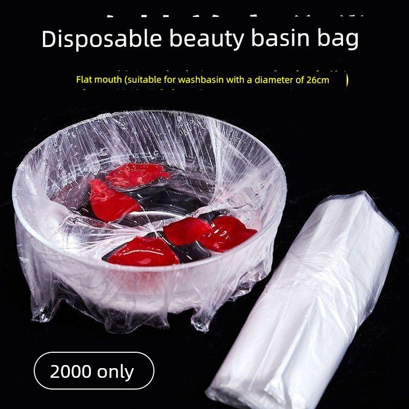 Disposable Thickened Plastic Bag Beauty Basin