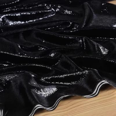 100x140cm fire de catifea inversată vopsită cu fire strălucitoare țesătură qipao design rochie țesături de modă material de cusut bricolaj pânză