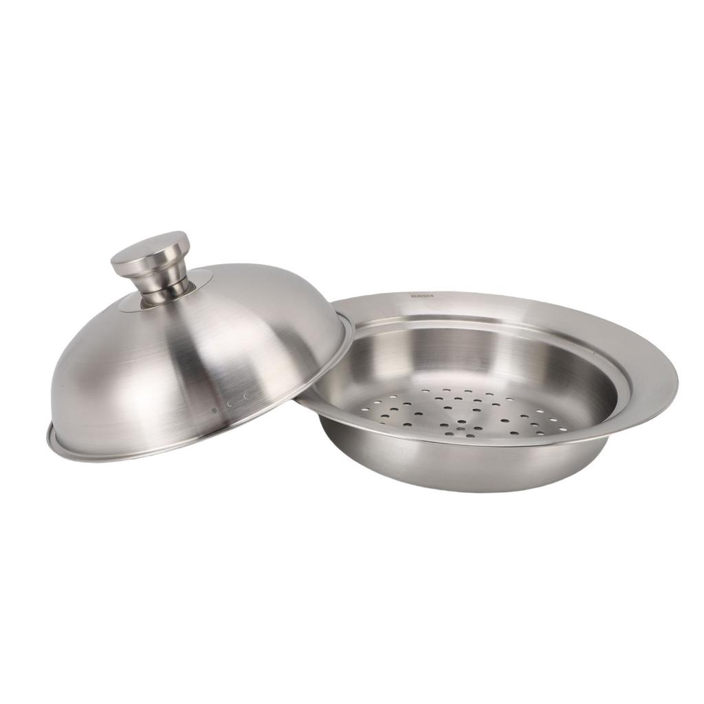 304 Stainless Steel Flying Saucer Rustproof Multifunctional Steam Plate Noddle Drainer for Pot Kitchen Supplies