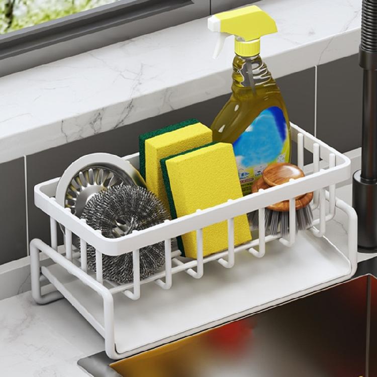 Kitchen Sink Sponge Organizer Multilayers Dish Cloth Storage Rack Kitcenwares