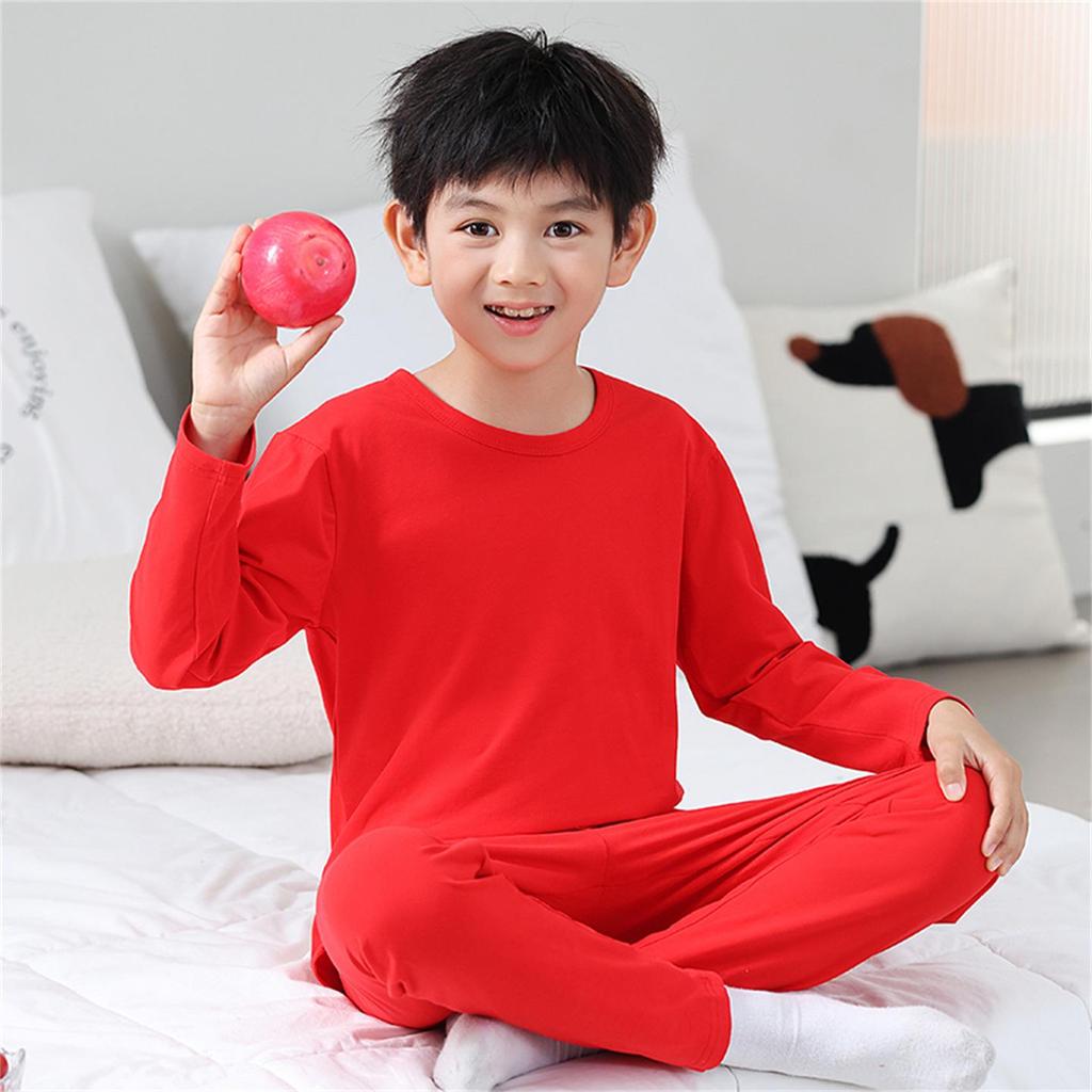 Chłopięcy Termiczny Bawełniany Zestaw Bielizny Lycra - Jesień/Zima 2025