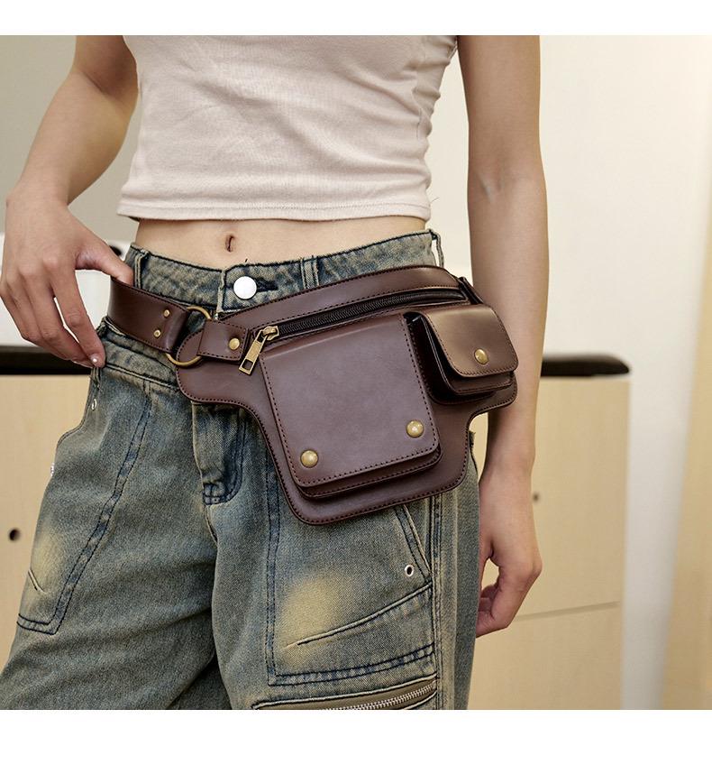 Borsa Multifunzione Retro da Vita e Spalla per Ciclismo all'Aperto