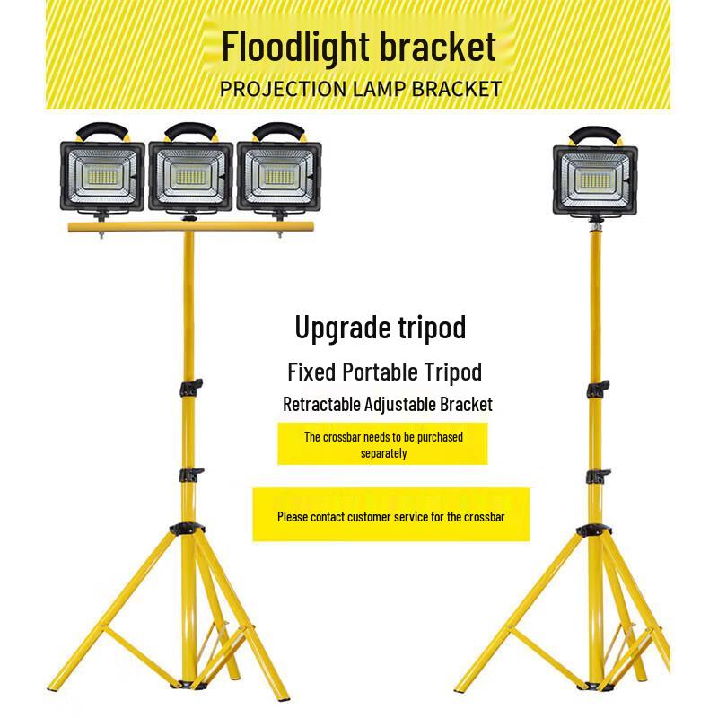Outdoor Emergency Floodlight with Telescopic Stand