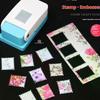 Rechteckiger Briefmarkenstanzer Hebelwirkung Bastelstanzer für Papierbasteln Scrapbooking Verschiedene Materialien Stanzwerkzeug