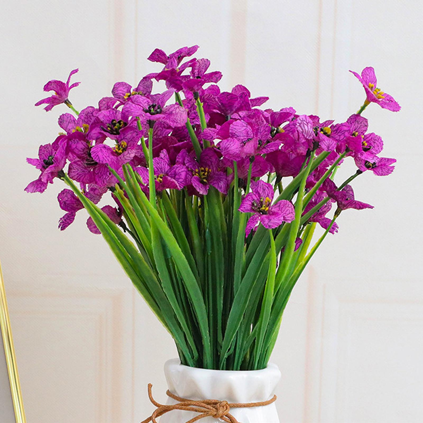 

12шт искусственный цветок из латекса настоящий свадебный букет украшение дома 31*27*12 cm