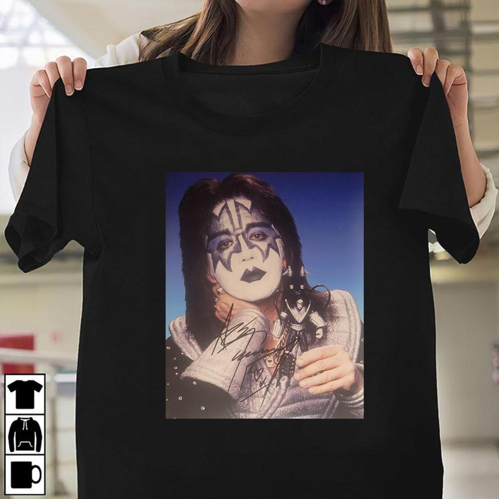 Легендарная футболка с автографом Эйса Фрейли, с коротким рукавом, мужская, счастливая футболка, унисекс футболка S