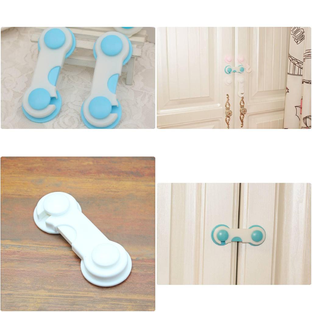 Kindersicherung für Schränke und Kühlschränke mit sicherem Design in Farboptionen