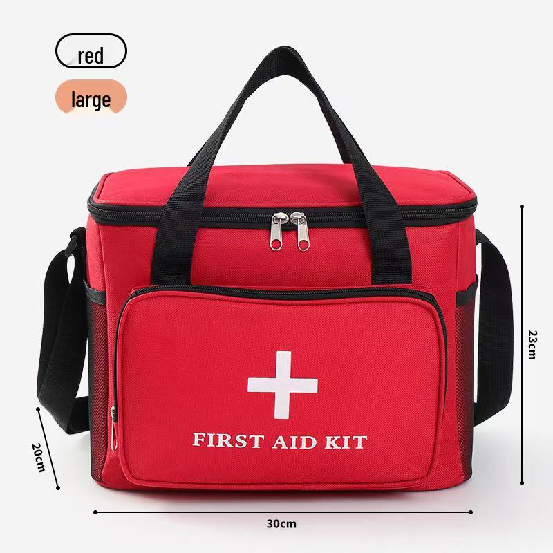 Portable Oxford Cloth First Aid Kit - Travel, Car & Outdoor Emergency Medical Bag