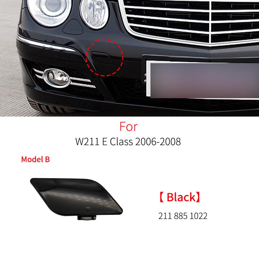 Car Front Bumper Tow Hook Cover Cap Silver For Mercedes Benz E Class W211 2003-2006 E260 E300 E350 E400 2118850026 2118851022