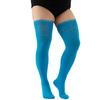Oversized Women Autumn Winter Thick Stockings Thigh High Plus Size Elastic Over The Knee Black White Long Socks Leg Warmers Xxxl