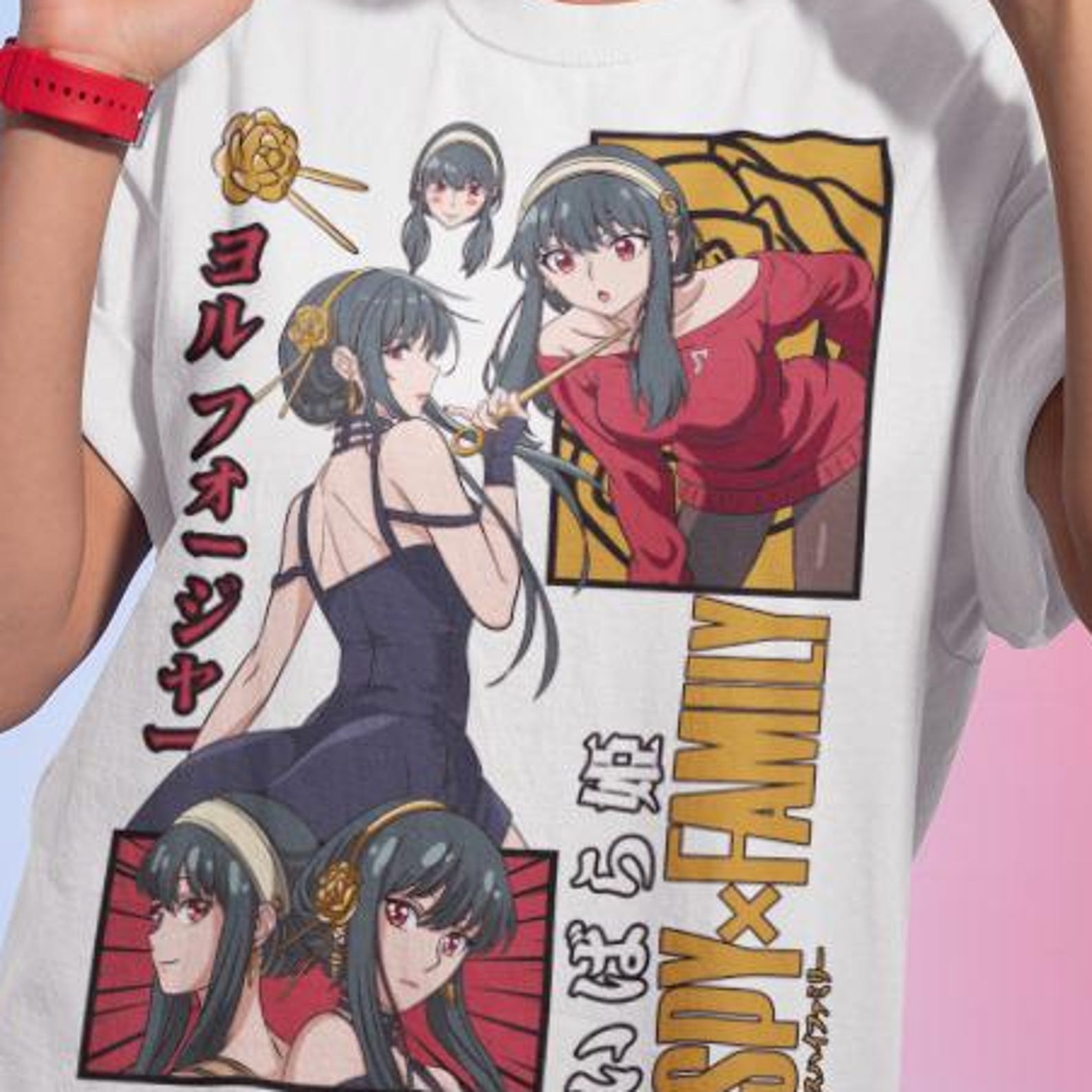Anime Family T-shirt: Vintage Manga Graphic Tee S