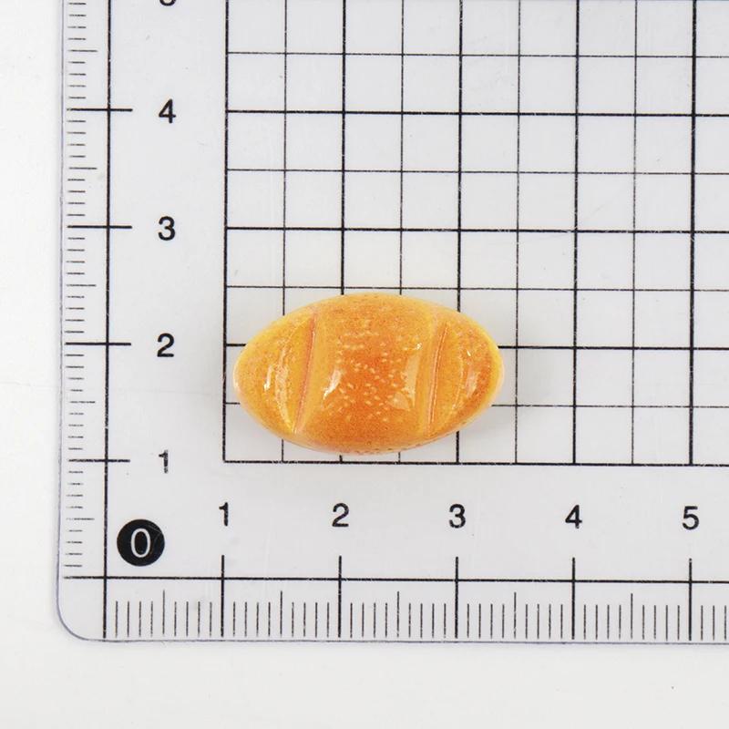 10/100Pcs 3D Mini Kawaii Resin Cake Bread Parts Dollhouse Miniature Figures Scrapbook Supplies Flatback Pendant Accessories