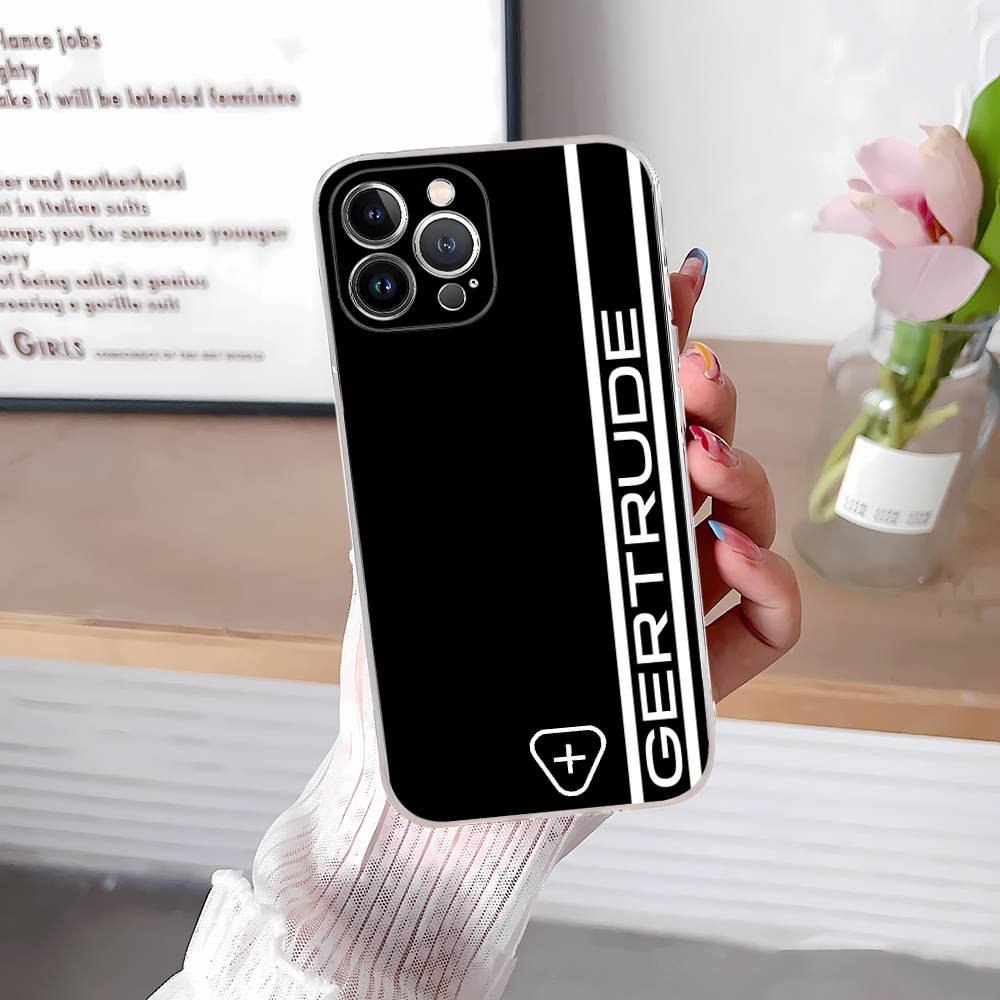 Lovely Fashion G-Gertrudes Transparent Phone Case For IPhone 17 Air 16 Pro Max 15 14 13 12 11Plus Shockproof Cover