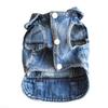 Denim Vest Jacket T-Shirt Cute Puppy Clothes, Comfortable Cool Clothing For Small Dogs