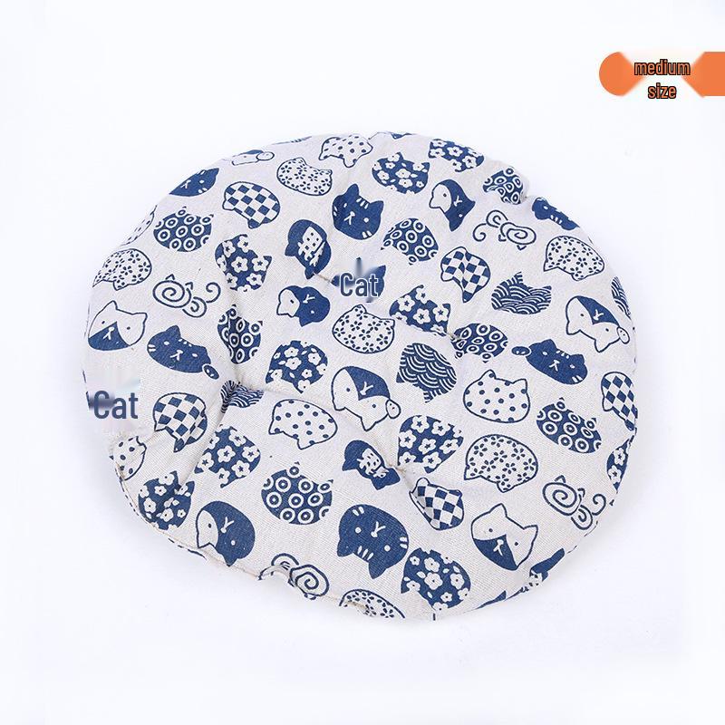 Prodyšná tkaná bavlněná postel pro domácí mazlíčky - Kočky & Psi - Celoroční pohodlí