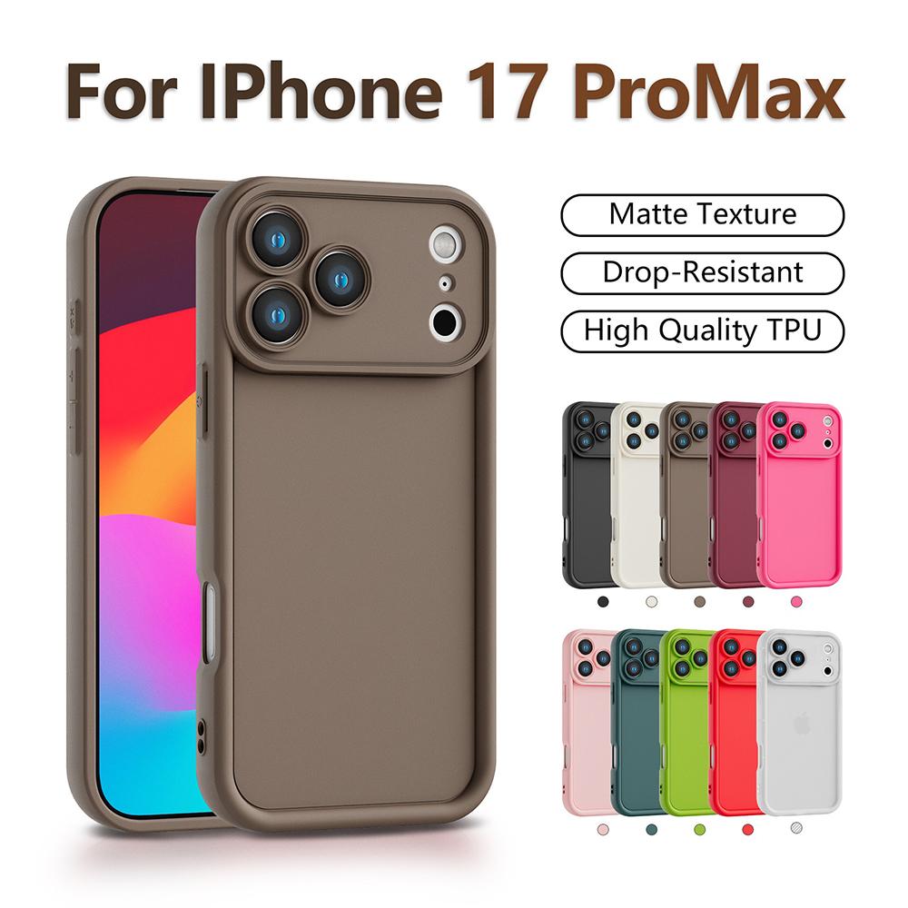 Original Liquid Silicone Phone Case For iPhone 17 Pro Max 17 Air Lens Protection Shockproof Soft Cover For iPhone17 Pro Max Air