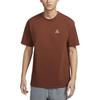 ACG Loose Fit Round Neck Quick Dry Fashion Short Sleeve T-Shirt Men Tops Light-Brown Passionate-Red HJ0799245