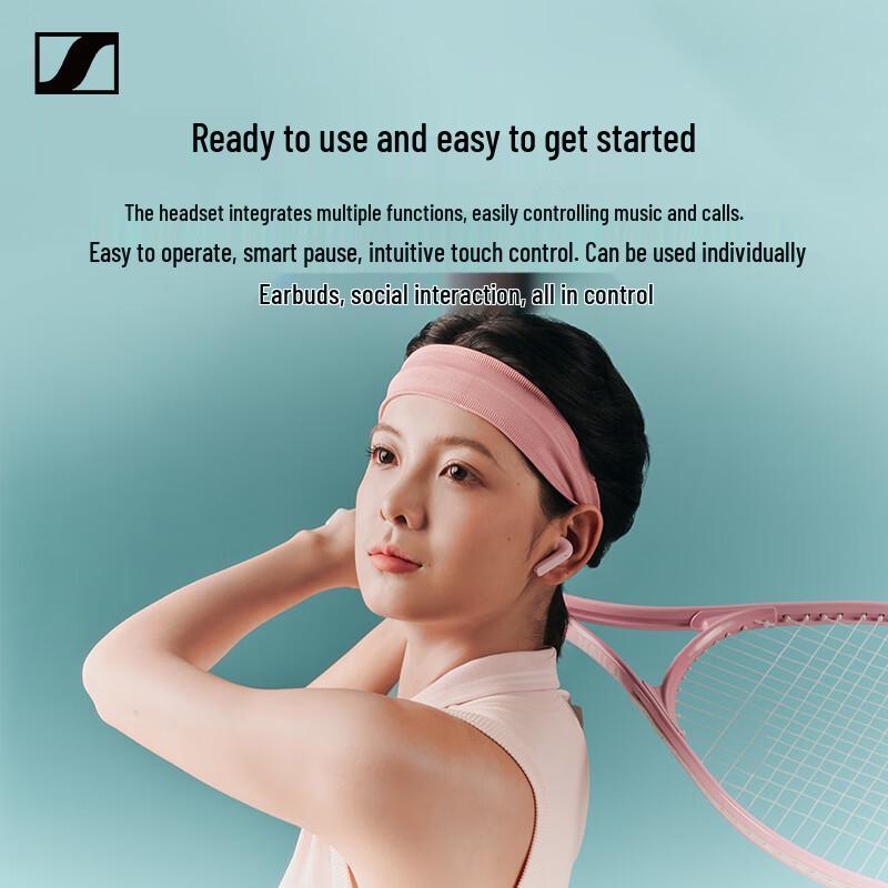 Sennheiser ACCENTUM Open True Wireless Semi In-ear Headphones