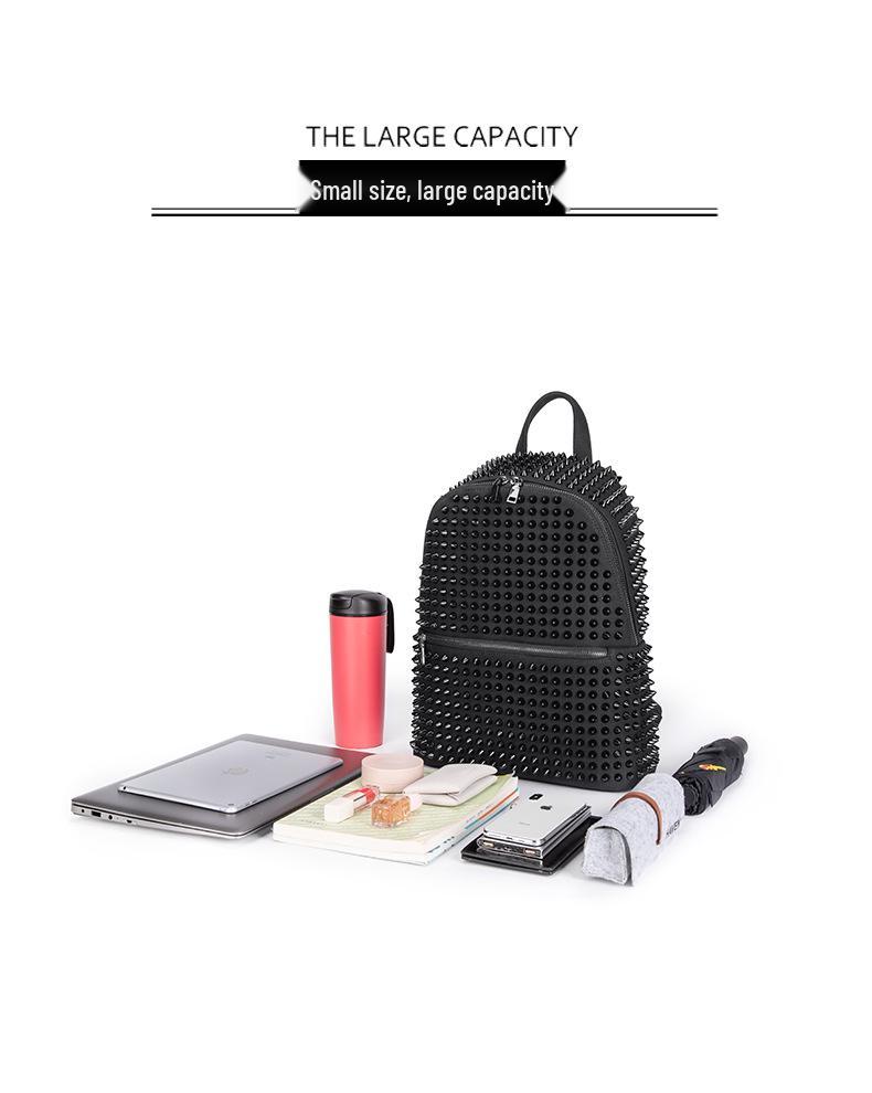 Women's High-End Rivet Backpack 2025 - Large Capacity, Korean Style